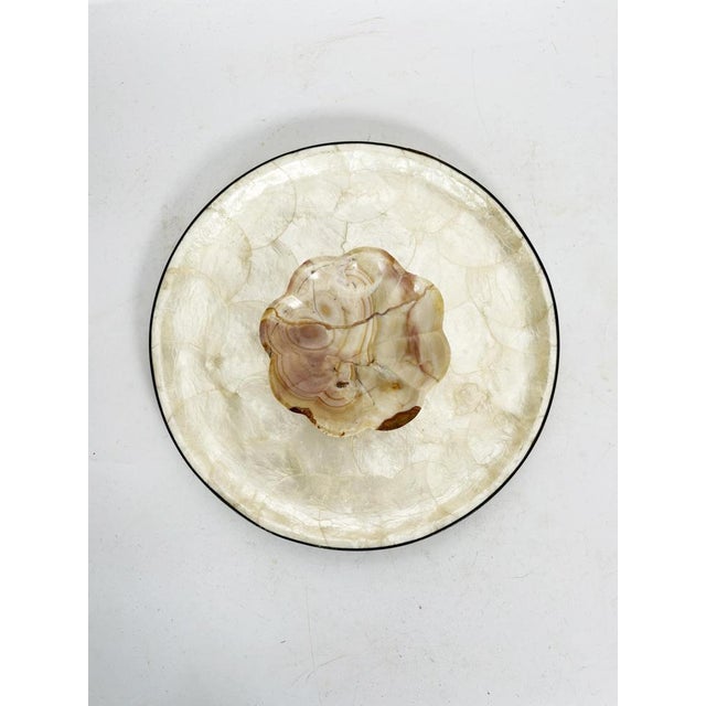 Dish with Scale-Like Effect and Trinket Tray, 20th Century, Set of 2 For Sale - Image 3 of 10