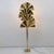 An elegant Italian floor lamp inspired by the iconic Ginkgo leaf motif, crafted from polished brass. The sculptural...