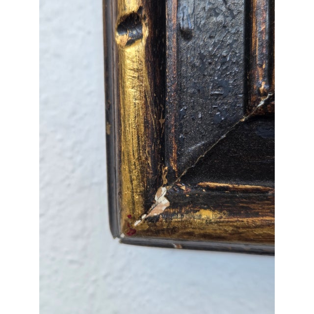 White Vintage Impressionist Impasto Floral Oil Painting W/ Gilt Frame For Sale - Image 8 of 10