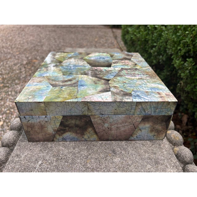 Vintage Tessellated Abalone Box For Sale - Image 10 of 10