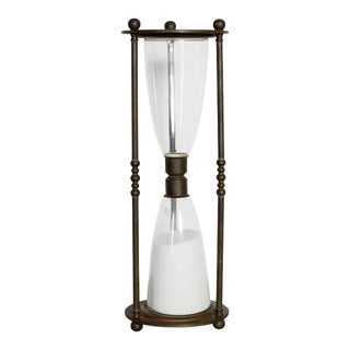 Vintage Large Metal Hourglass For Sale