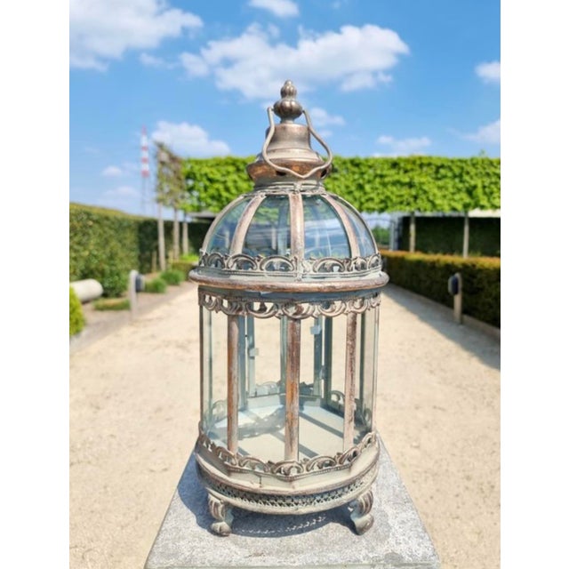 Lantern in Glass, 1970s For Sale - Image 11 of 11