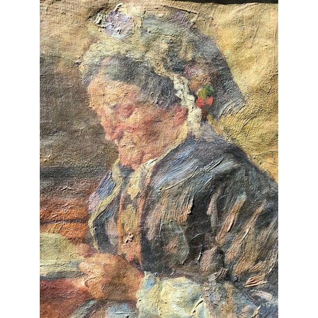 After Ludwig Voss, Figurative Composition, 19th Century, Oil Painting on Canvas, Framed For Sale - Image 4 of 8