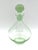 Antique Uranium Glass Carafe with Stopper, 1890s For Sale - Image 3 of 17