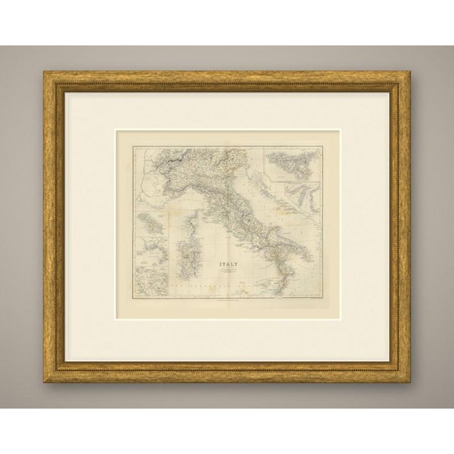 This is an original antique engraved map, colored by hand, from fullarton's companion atlas to the gazetteer of the world....