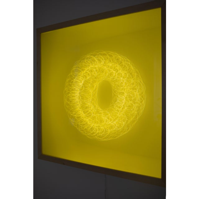 Étendu wall light by studio lampent dimensions: d 70 x w 70 x h 13 cm materials: acrylic sheets, led lights, birch frame....