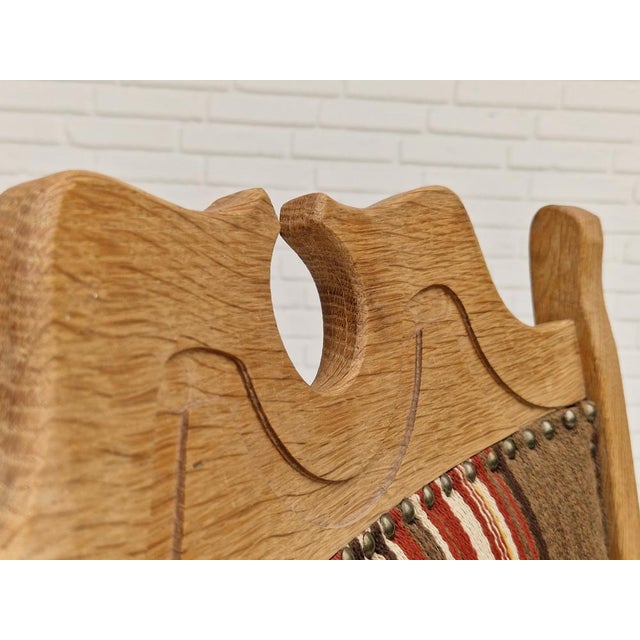 Danish Armchair in Oak Wood, 1960s For Sale - Image 17 of 18