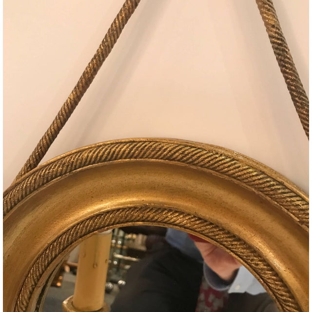 Pair of Mirrored and Giltwood Two Light Bullseye Sconces NYC, circa 1910 For Sale - Image 11 of 14