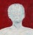 2010s "Empire #8" Contemporary Classical Roman Male Sculpture Figurative Study on Red Painting by Francis Tanseco For Sale - Image 5 of 6