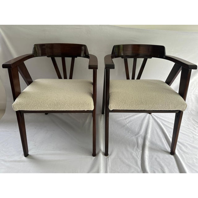 1960s Vintage Compass Chairs- a Pair For Sale - Image 11 of 11
