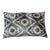 Contemporary Silk Velvet Ikat Pillow For Sale