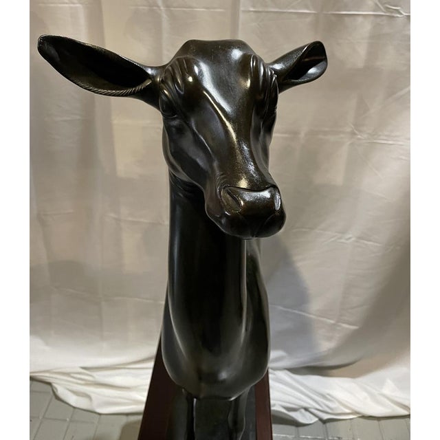 Young Deer in Patinated Bronze from Chiurazzi Napoli, 1890s For Sale - Image 6 of 9