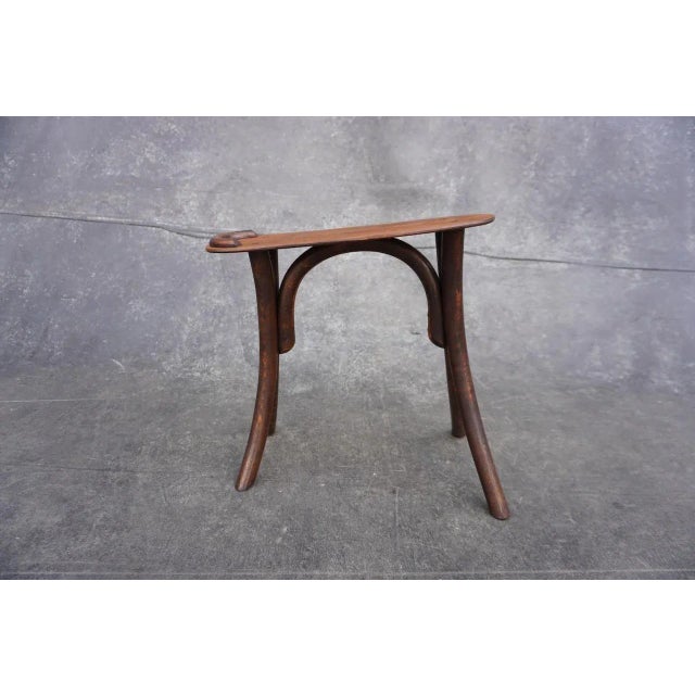 Wood Late 19th Century attributed to Fischel Thonet Shoe Stool For Sale - Image 7 of 8