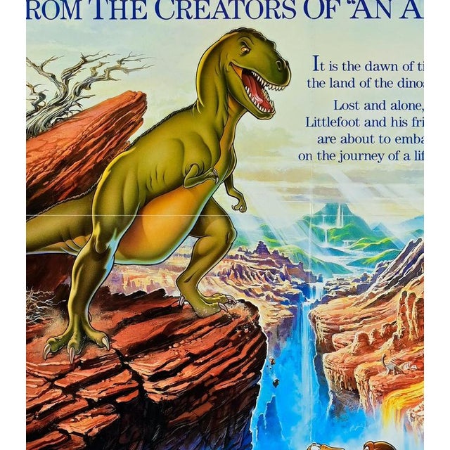 U.S. One-Sheet (27 × 41 in.), Universal/Amblin. Directed by Don Bluth, produced by Steven Spielberg & George Lucas....