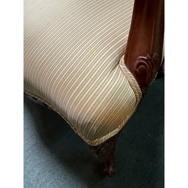 Louis XV Style Throne Chairs, Pair For Sale - Image 9 of 12