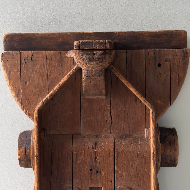 Early 20th Century Industrial Salvage Wood Wall Decor For Sale In Seattle - Image 6 of 9