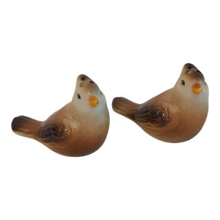 Vintage Bird Shaped Salt and Pepper Shakers For Sale