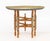 Persian Brass Tray Top Folding Wood Table For Sale In New York - Image 6 of 11