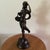 Antique Victorian Period Italian Bronze Sculpture of a Walking Girl W/Fruit Basket Circa 1900 For Sale - Image 12 of 12