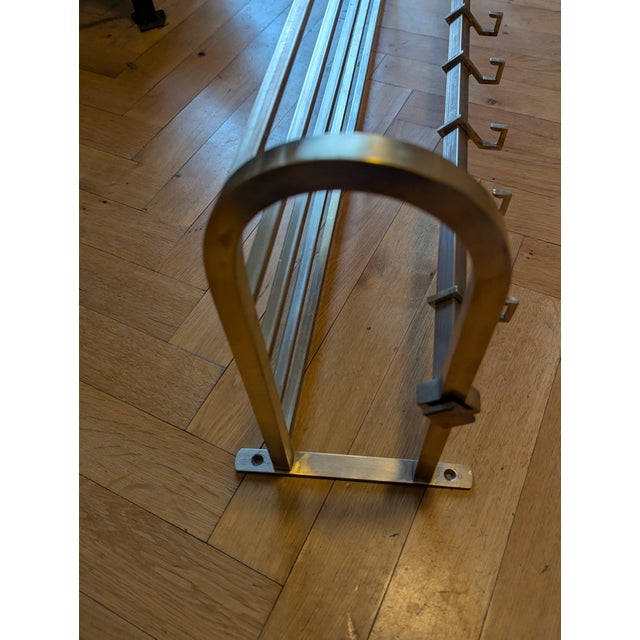 Large Bauhaus Art Deco Wall-Mounted 10-Hooks Coat Rack, 1920s For Sale - Image 11 of 16