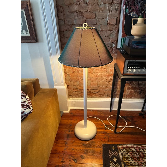 Ivory Vintage 1970s Olympia Indoor Outdoor Floor Lamp For Sale - Image 8 of 9