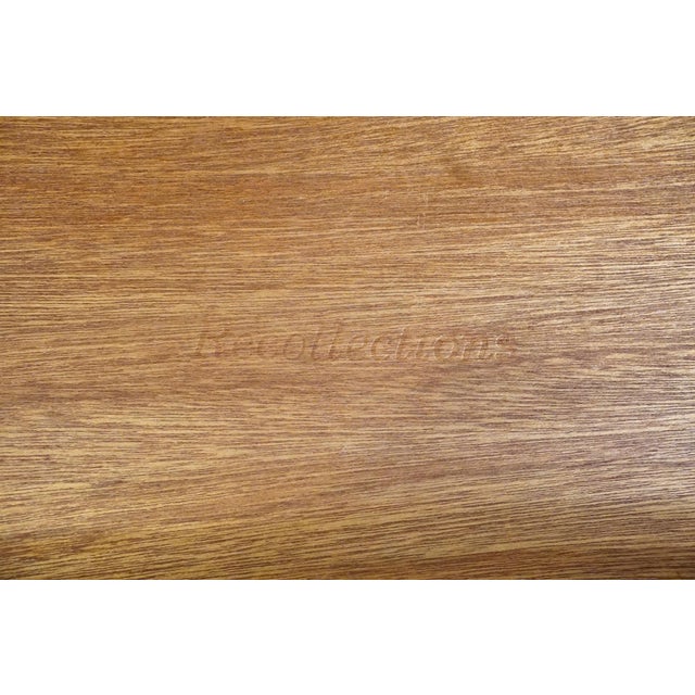 Lexington Recollections Solid Oak Rustic Country French 64" Triple Door Dresser W Mirror 468-235 / 468-207 For Sale - Image 11 of 16