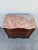 Vintage Mahogany Serpentine-Front Chest of Drawers Featuring a Pink Marble Top For Sale - Image 4 of 8
