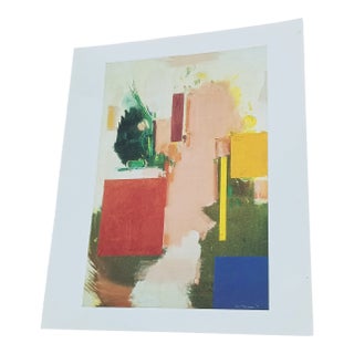 1980s Original Art Print Deep Within the Ravine Hans Hofmann For Sale
