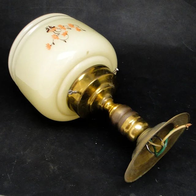 Pop-Art Style Pendant Lamp, Poland, 1950s, in Very Good conditions. Designed 1950 to 1959 European Plug (up to 250V).The...