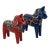 Swedish Dala Horses, Nils Olsson, 1960s, Set of 2 For Sale
