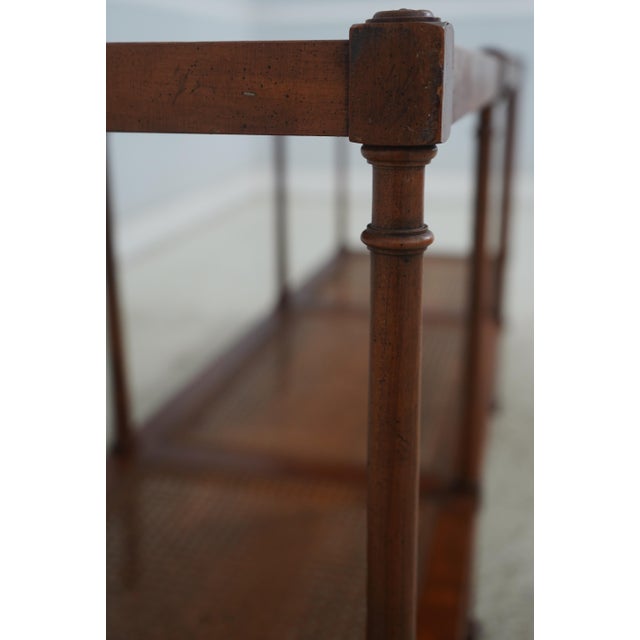 Wood Baker 8 Leg George III Walnut Console Table For Sale - Image 7 of 13