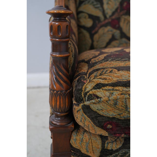 Pair of Sherrill French Louis XVI Style Upholstered Bergere Chairs For Sale - Image 15 of 18