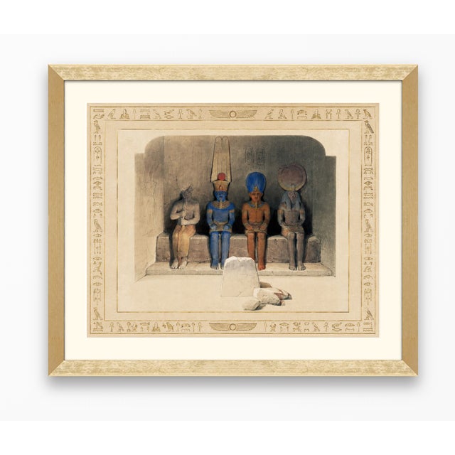 Atelier Aria Lumae Antique Egyptian Revival Temple Pharaonic Archeological Study Fine Art Gallery Board Print 30 X 24 For Sale In San Antonio - Image 6 of 16