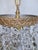 Metal 1950's Italian Brass Rim Chandelier For Sale - Image 7 of 8
