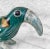 Vintage Southwestern Mexican Pottery Toucan Bird Sculpture For Sale - Image 6 of 7