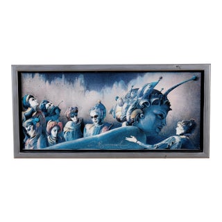 Gil Bruvel "The Philosophers" Hand Signed Framed Limited Edition Lithograph For Sale