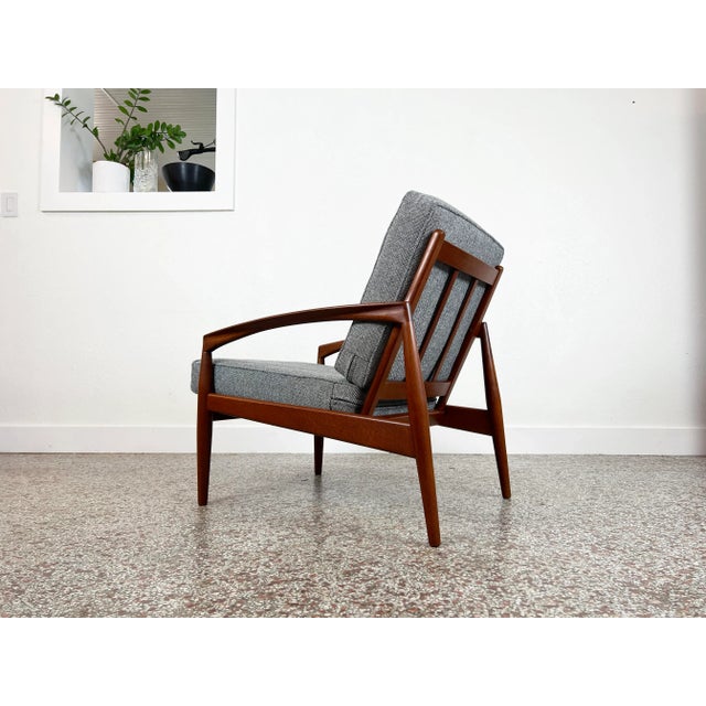 Wood Kai Kristainsen Paper Knife Chair in Teak for Magnus Olesen For Sale - Image 7 of 13