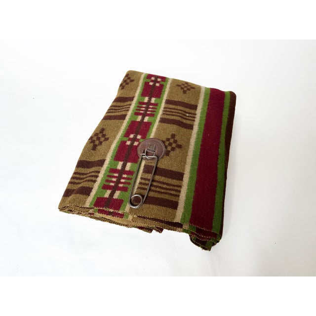 Bring warmth and texture into your space with this antique wool horse blanket. This turn of the century treasure was used...