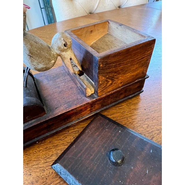 1970s 1970s Wood Cigarette Holder and Box For Sale - Image 5 of 5