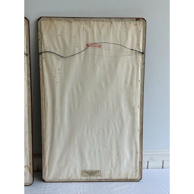 Antique Japanese Silk Bird & Bamboo Paintings, Meiji–Taishō Era, Pair For Sale - Image 16 of 18