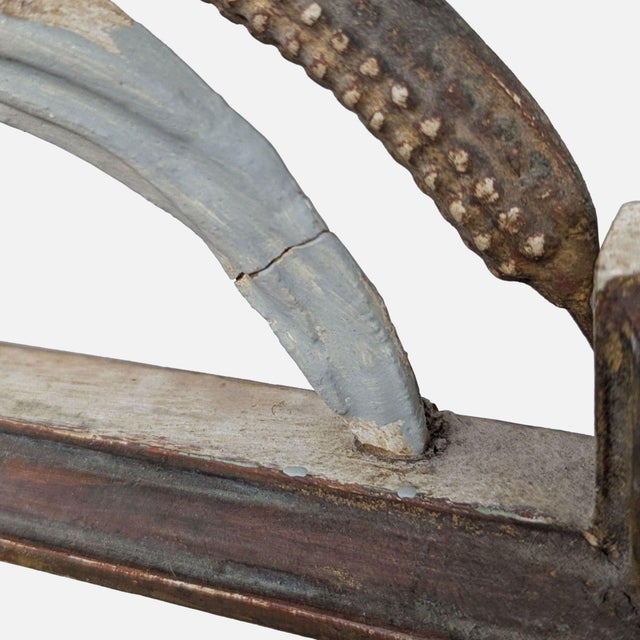 Antique Italian Carved and Gilded Mirror For Sale - Image 4 of 6