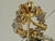 Vintage 1995 Silver & Gold Christmas Wreath Bell For Sale - Image 4 of 7