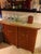 Wood 1950s Heywood-Wakefield MCM Hawaiian Mobile Cocktail Bar For Sale - Image 7 of 10