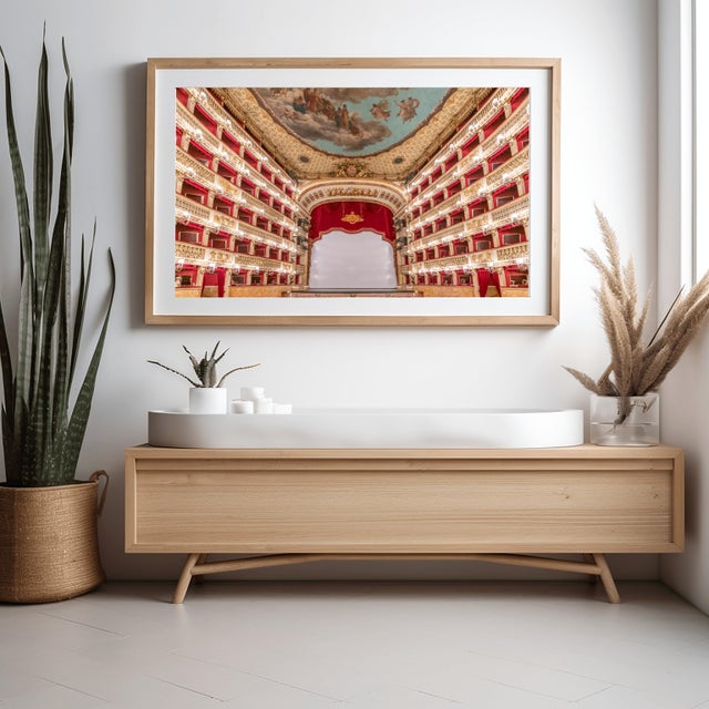 Baroque San Carlo Theatre, Naples, Italy 40x60 For Sale - Image 3 of 9