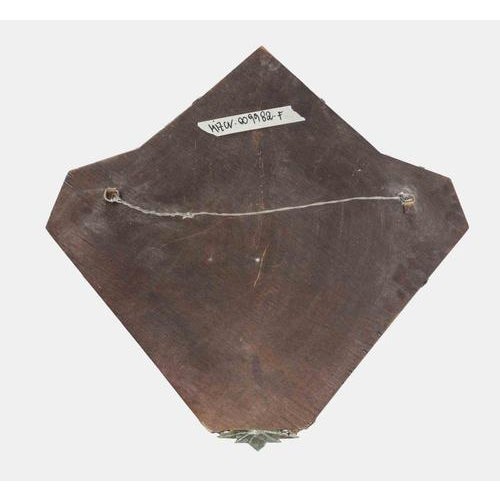 1920s Vintage Art Déco Wall Mirror in Glass and Metal, Italy, 1920s For Sale - Image 5 of 6