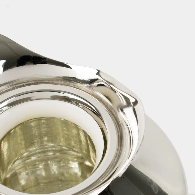 Loewe Spain Chrome and Gilt Metal Thermos Insulated Decanter For Sale - Image 12 of 13