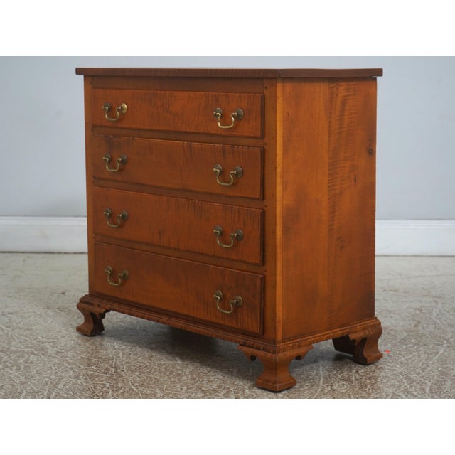 Age: C.1900-1920 Details: Hand Dovetailed Drawer Construction High Quality Construction Solid Maple OG Bracket Feet...