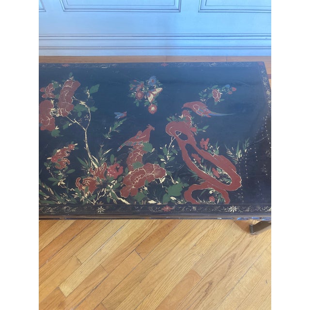 Chinoiserie Rectangular Coffee Table For Sale - Image 9 of 17