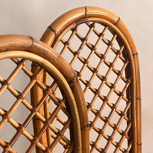 Mid-Century Bamboo and Rattan Chairs, 1960s, Set of 4 For Sale - Image 6 of 18