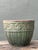 Green Vintage Glazed Ceramic Planter For Sale - Image 8 of 12